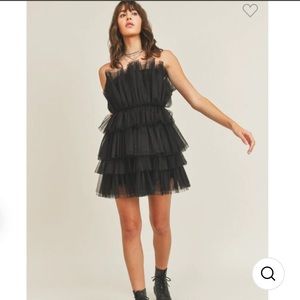 Black Tulle Dress